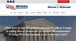Desktop Screenshot of nevadagop.org